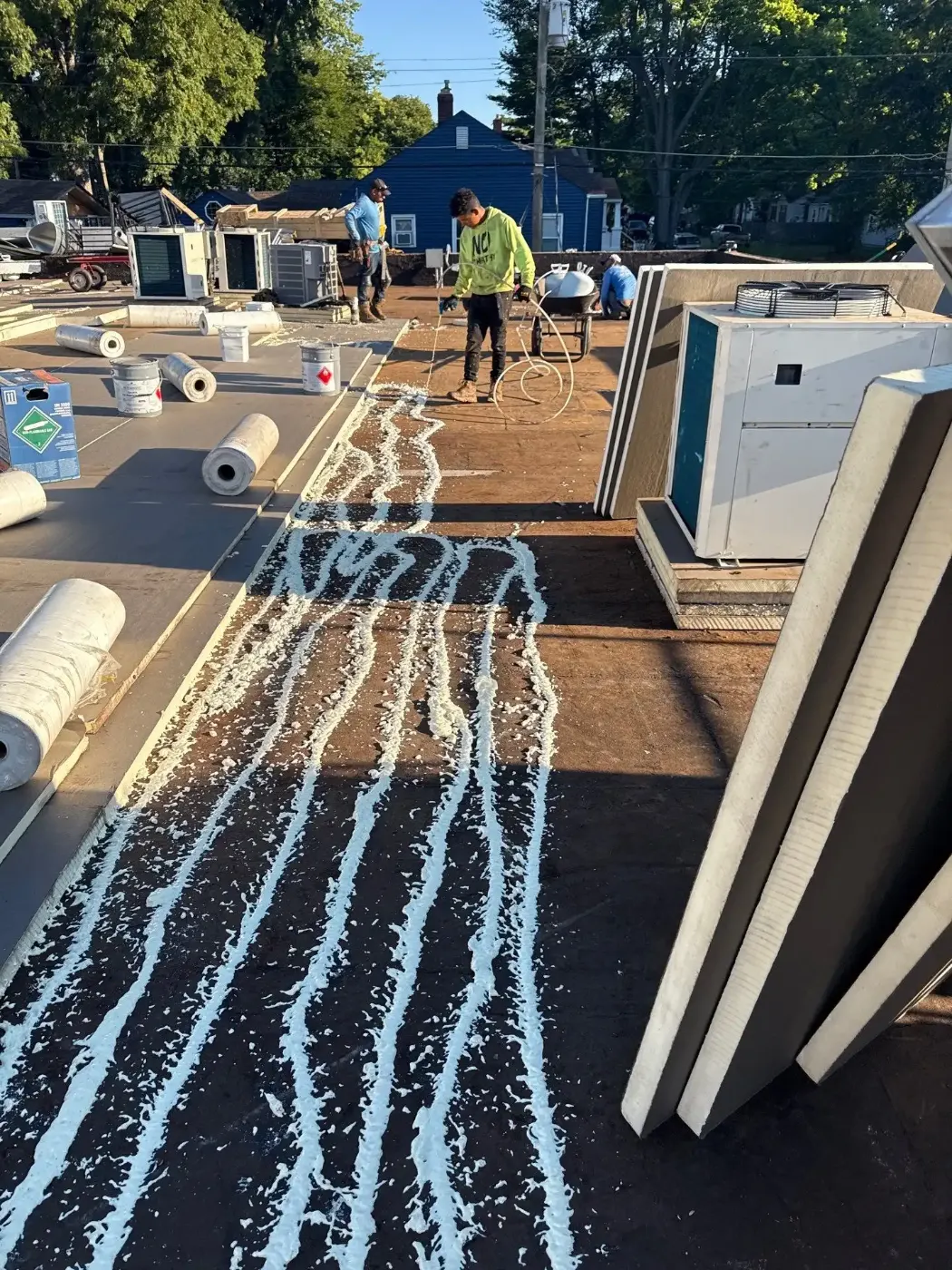 Commercial roofing by Terre Haute Commercial Roofing near Bloomington, IN